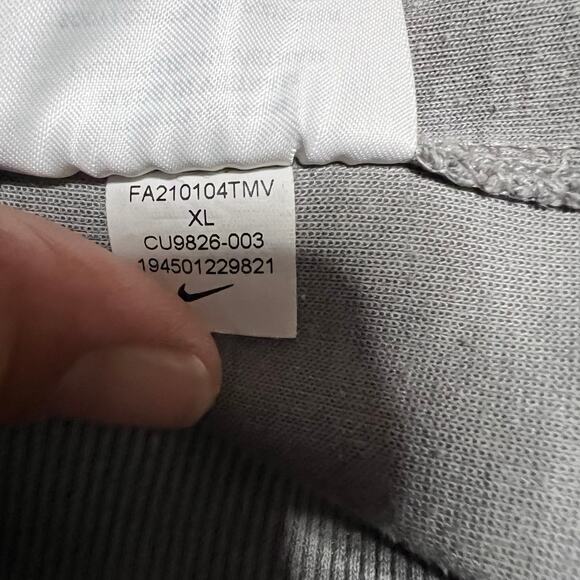 Nike Shirt Mens XL Men's Dri-FIT Player 1/2 Zip Golf Pullover CU9826 Gray Ryder - Picture 9 of 9